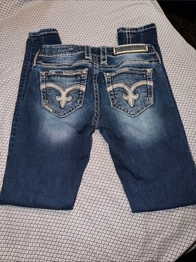 Rock Revival Dark Blue July Skinny Jeans